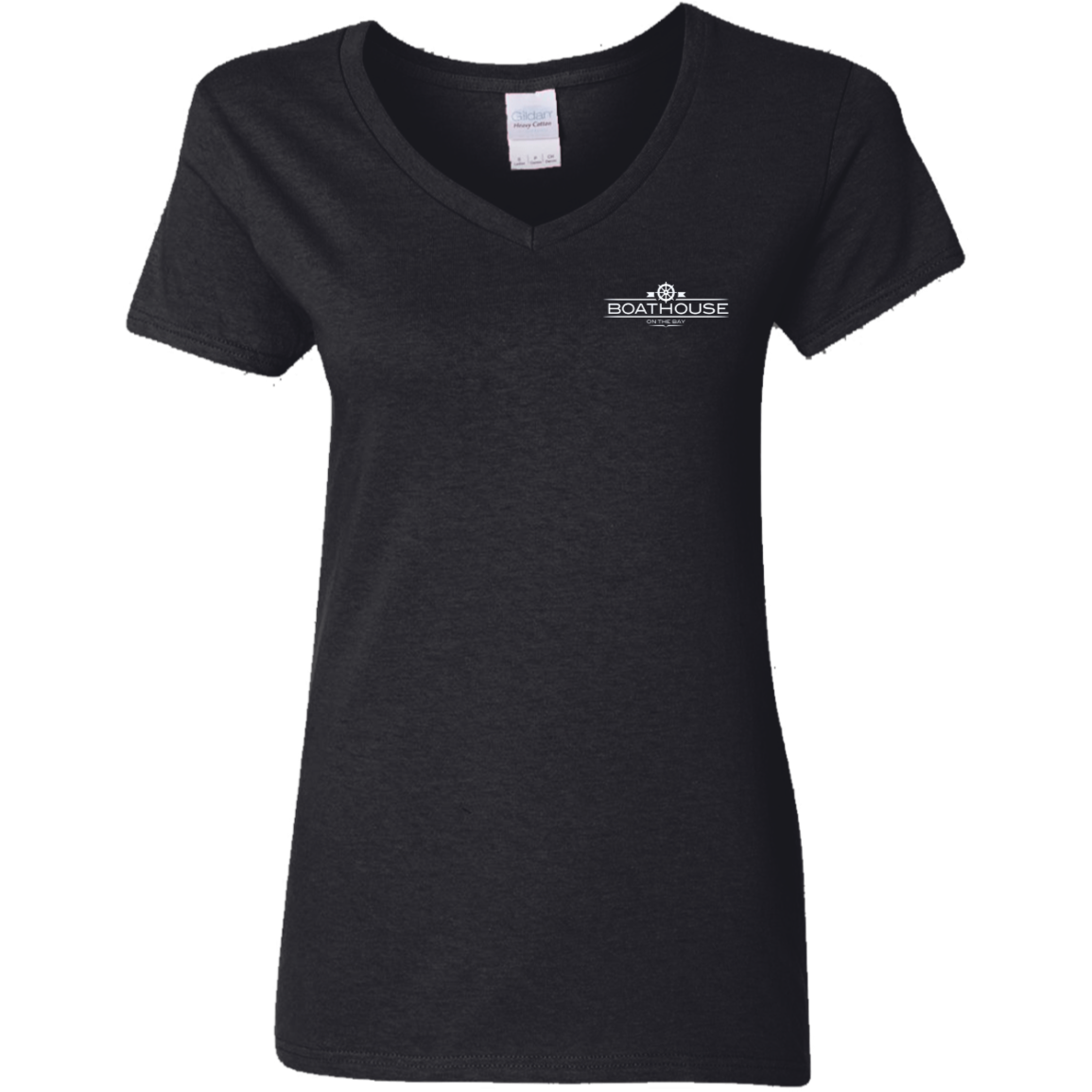 G500VL Ladies' 5.3 oz. V-Neck T-Shirt