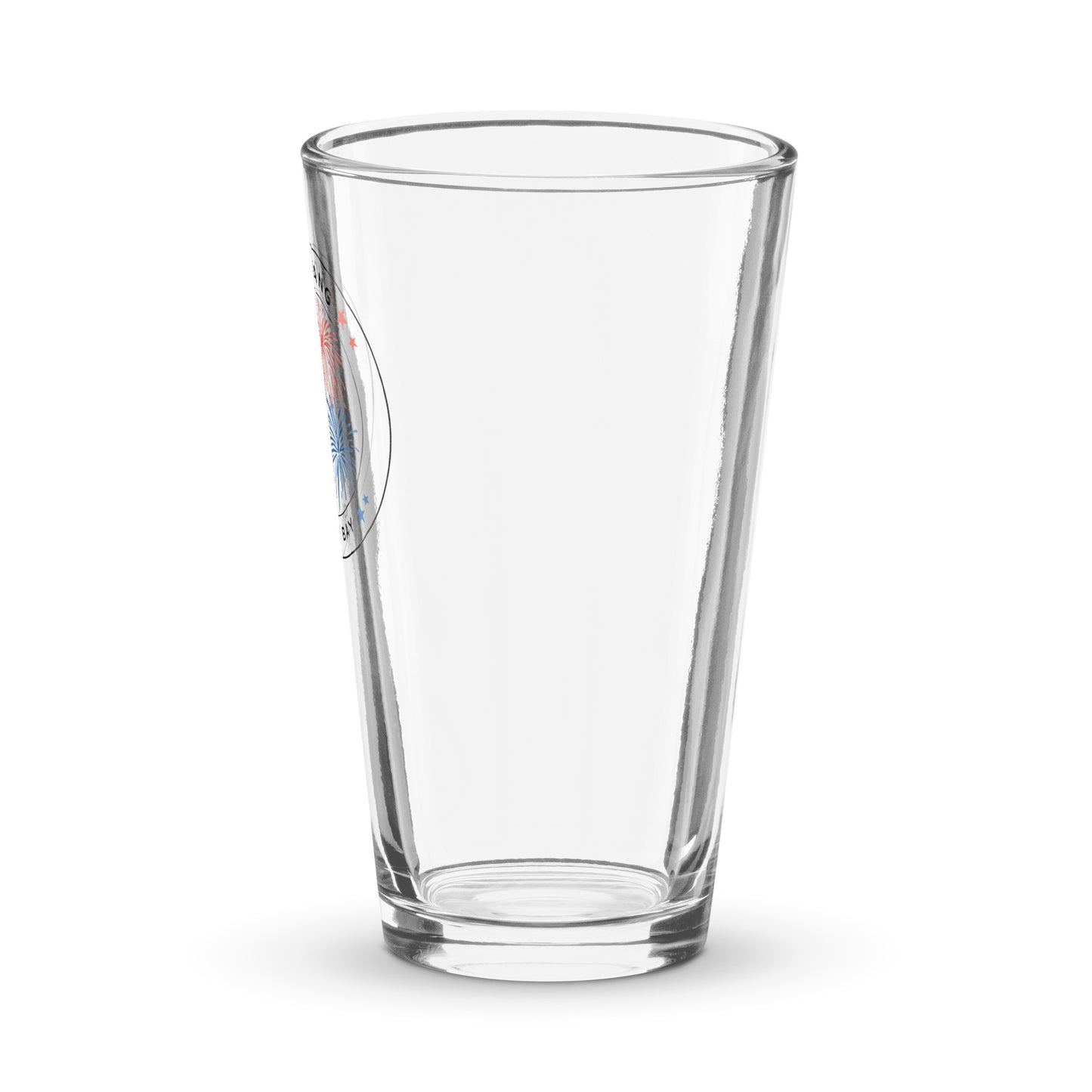 Big Bang on the Bay - Shaker pint glass