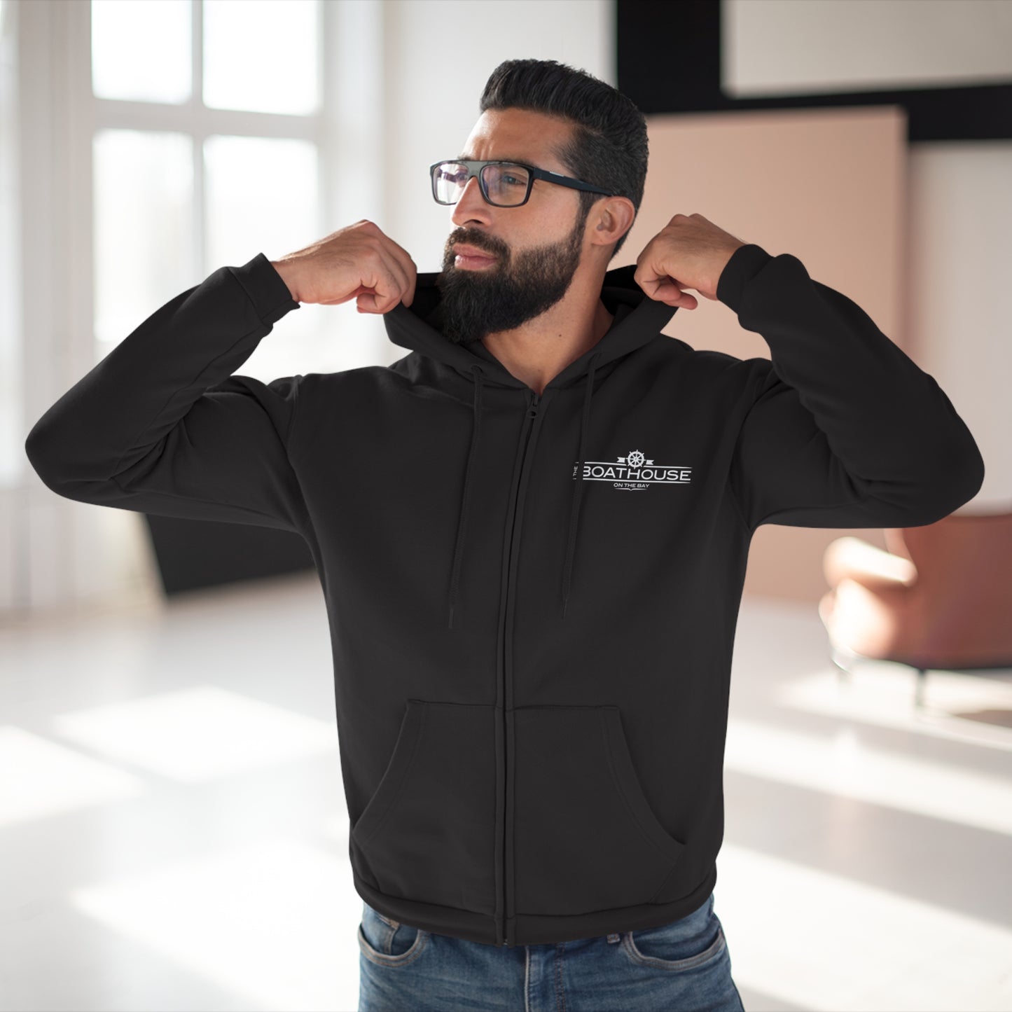 Boathouse Unisex Hooded Zip Sweatshirt