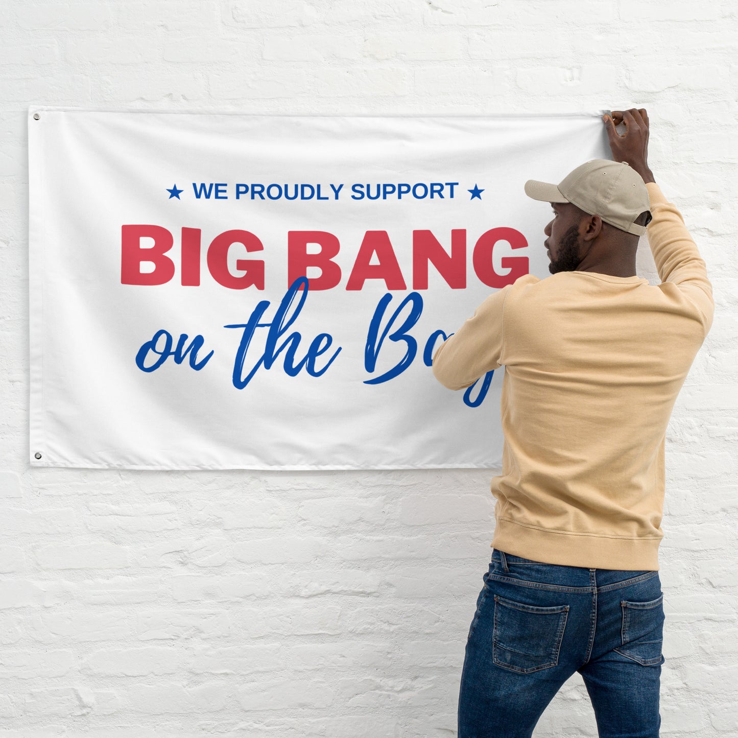 We Proudly Support - Big Bang on the Bay - Flag