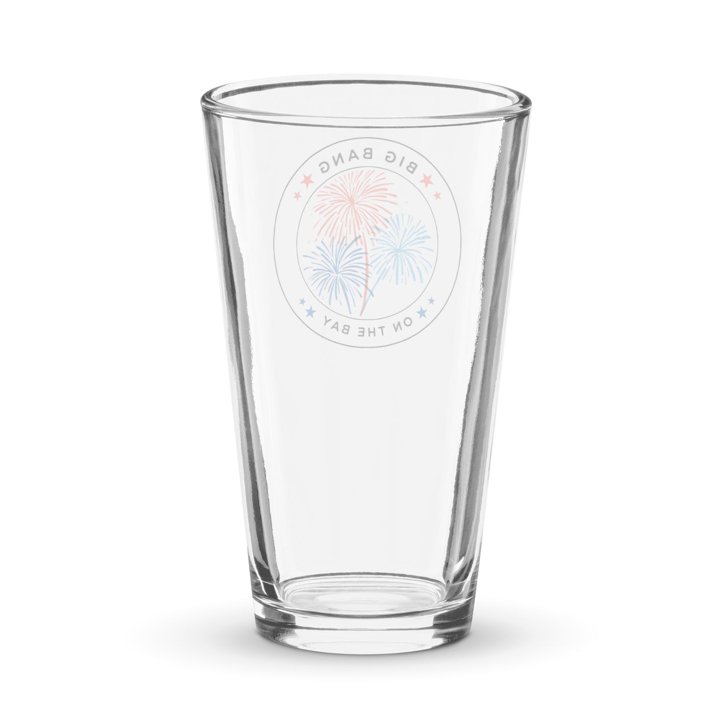 Big Bang on the Bay - Shaker pint glass
