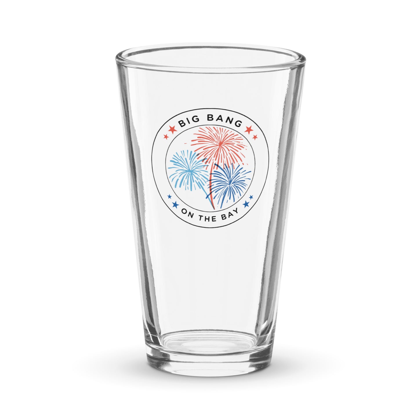 Big Bang on the Bay - Shaker pint glass