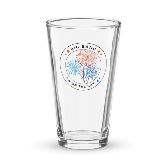 Big Bang on the Bay - Shaker pint glass
