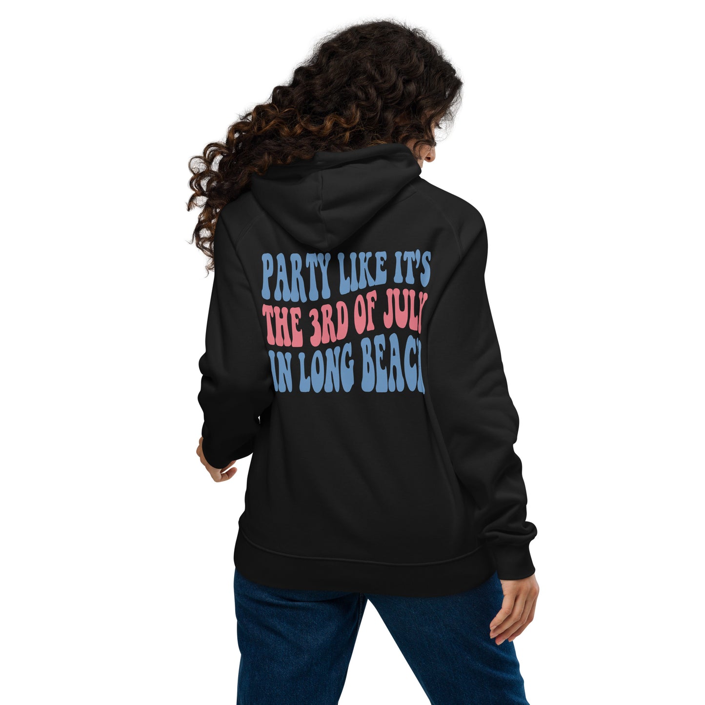 Big Bang on the Bay - Unisex eco raglan hoodie
