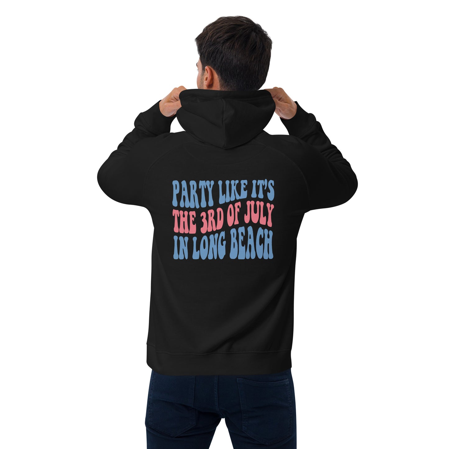 Big Bang on the Bay - Unisex eco raglan hoodie