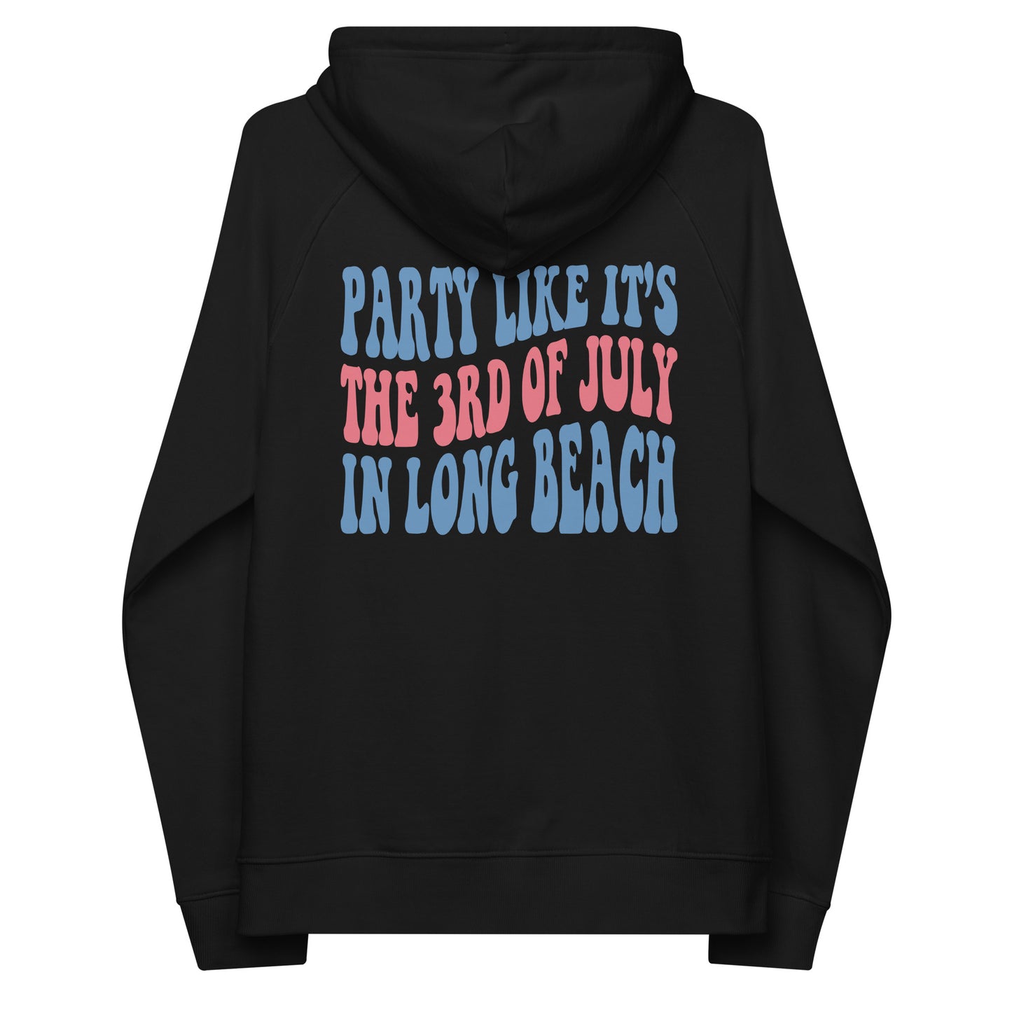 Big Bang on the Bay - Unisex eco raglan hoodie