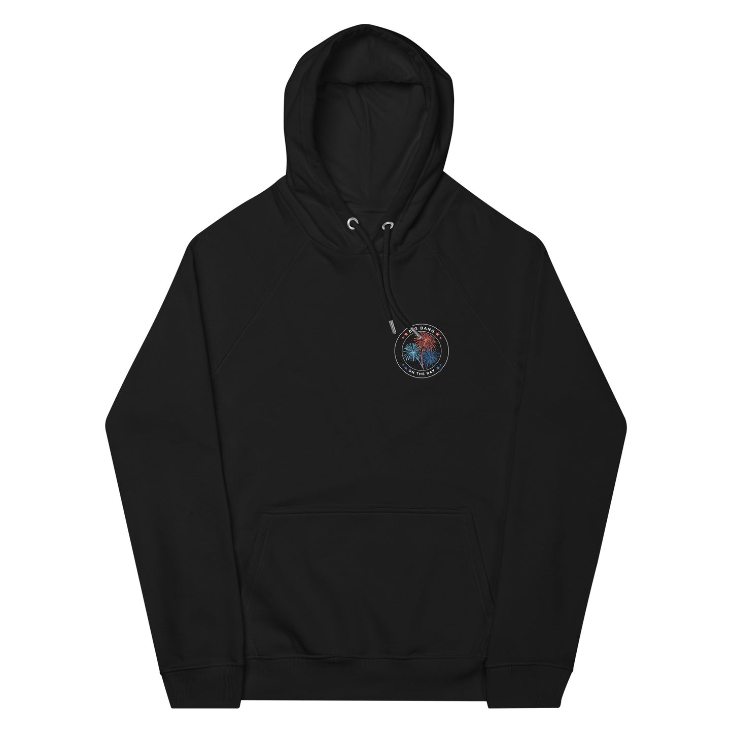 Big Bang on the Bay - Unisex eco raglan hoodie