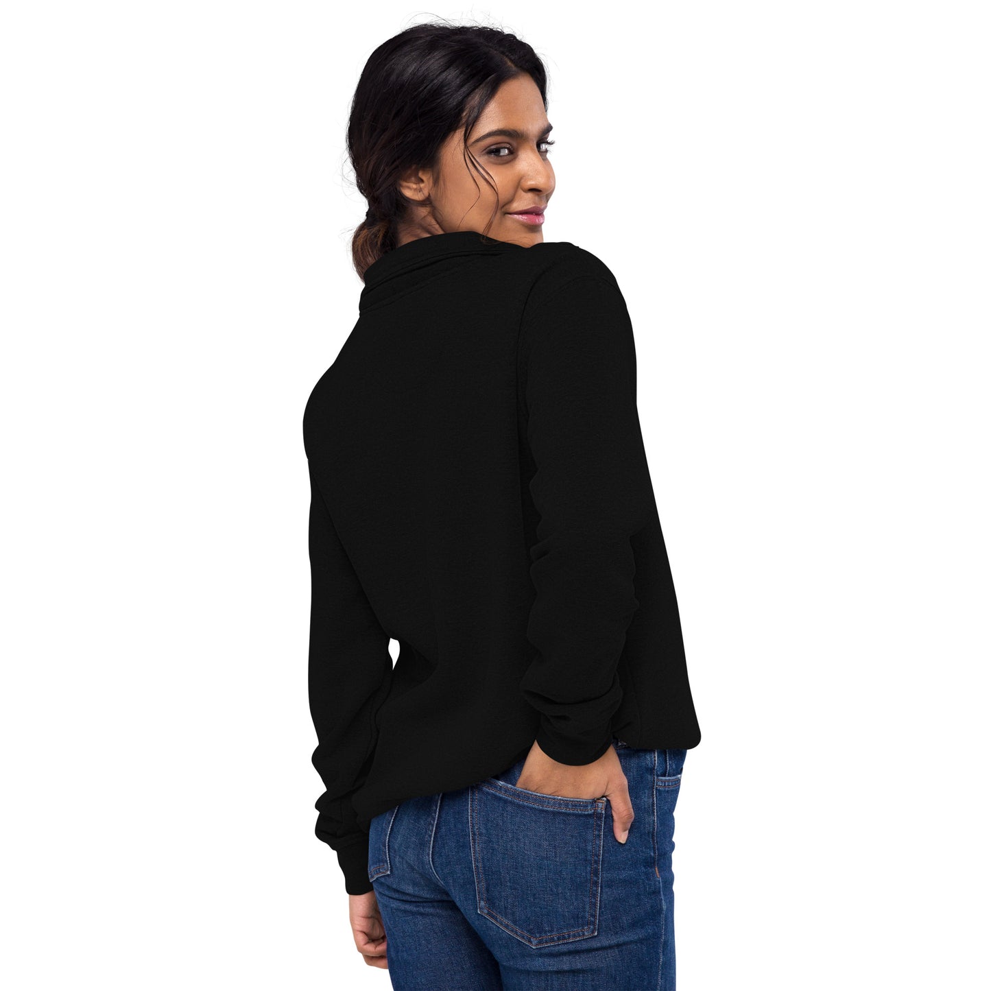 Boathouse on the Bay - Unisex Quarter Zip fleece pullover