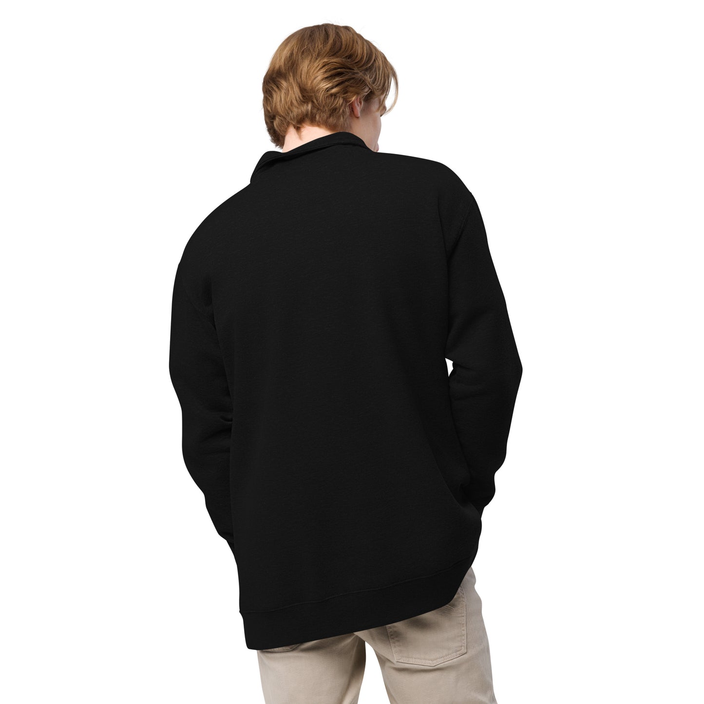 Boathouse on the Bay - Unisex Quarter Zip fleece pullover