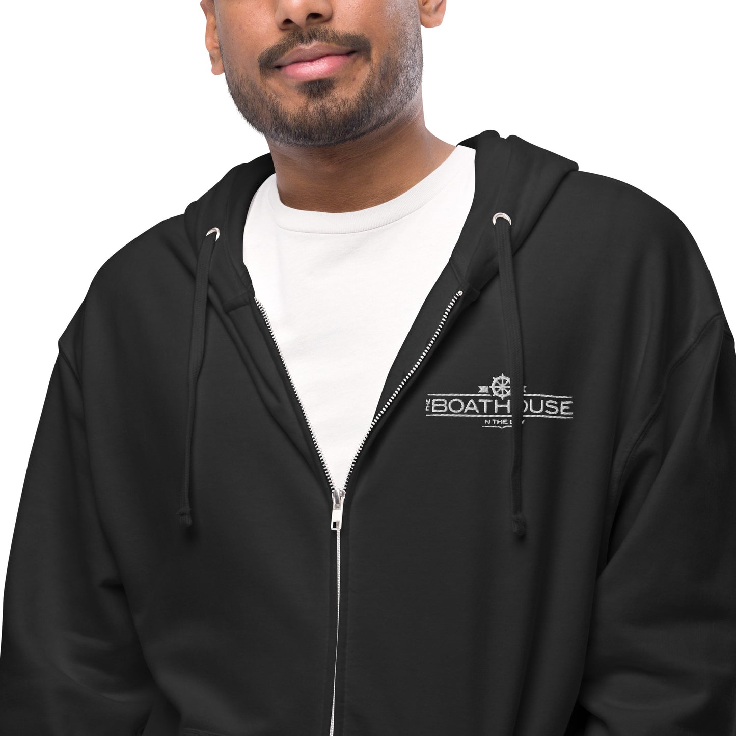 Boathouse - Semi-fitted fleece zip up hoodie