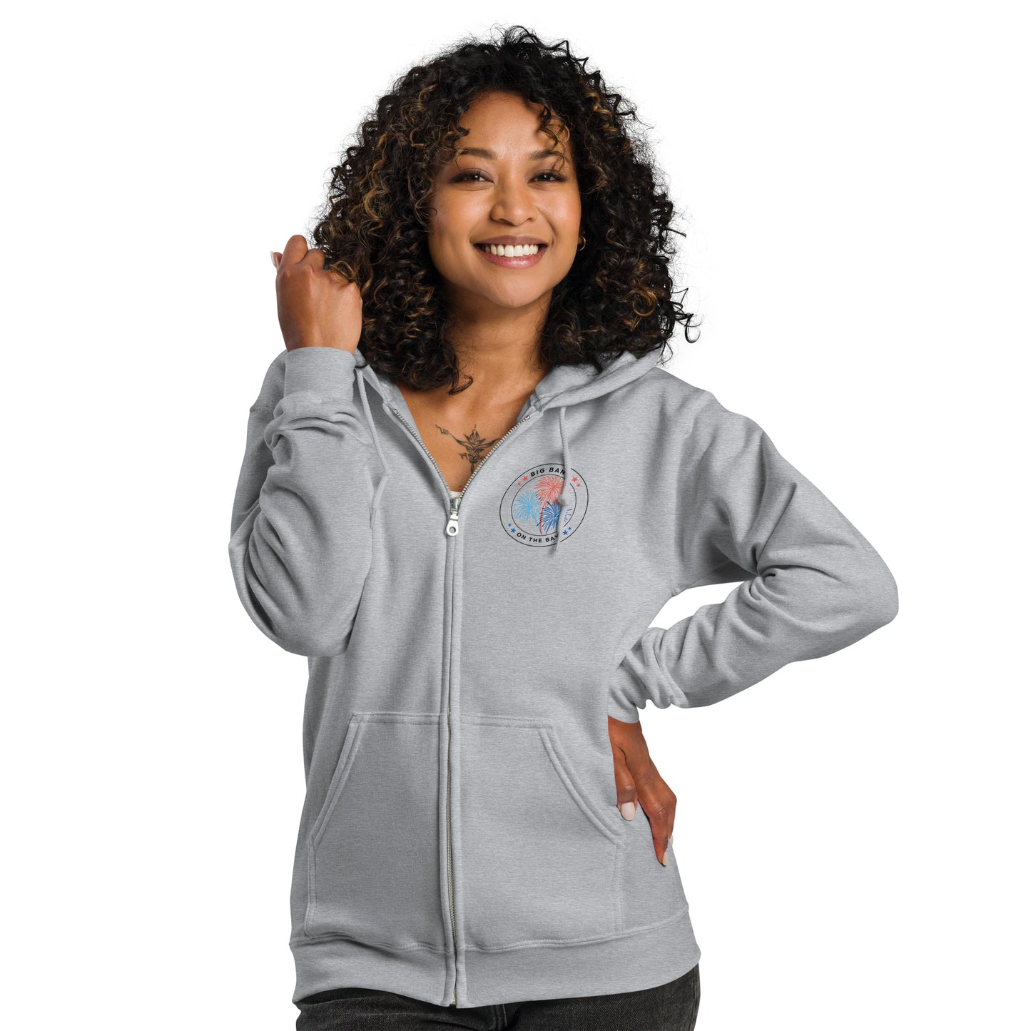 Big Bang on the Bay - Unisex heavy blend zip hoodie