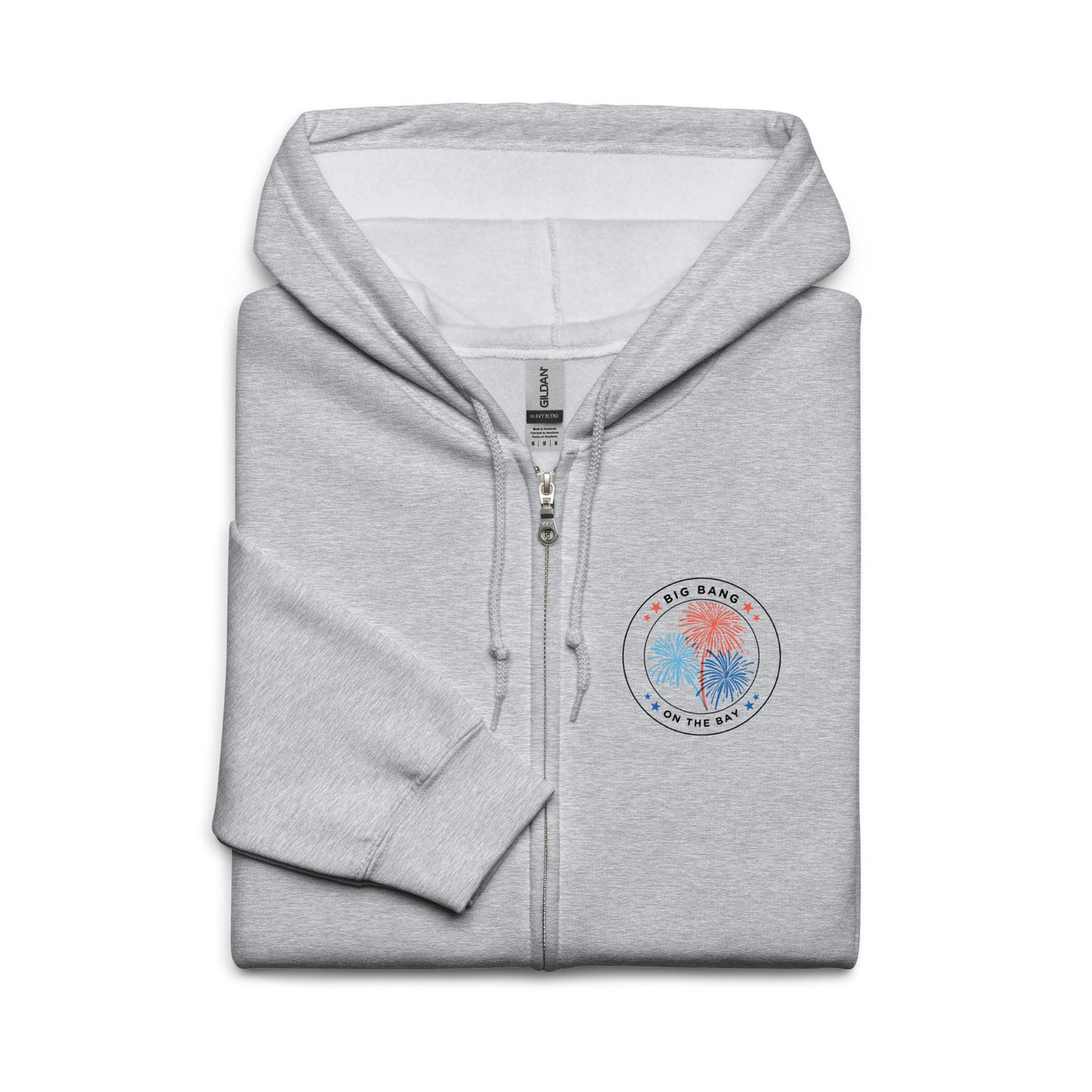 Big Bang on the Bay - Unisex heavy blend zip hoodie