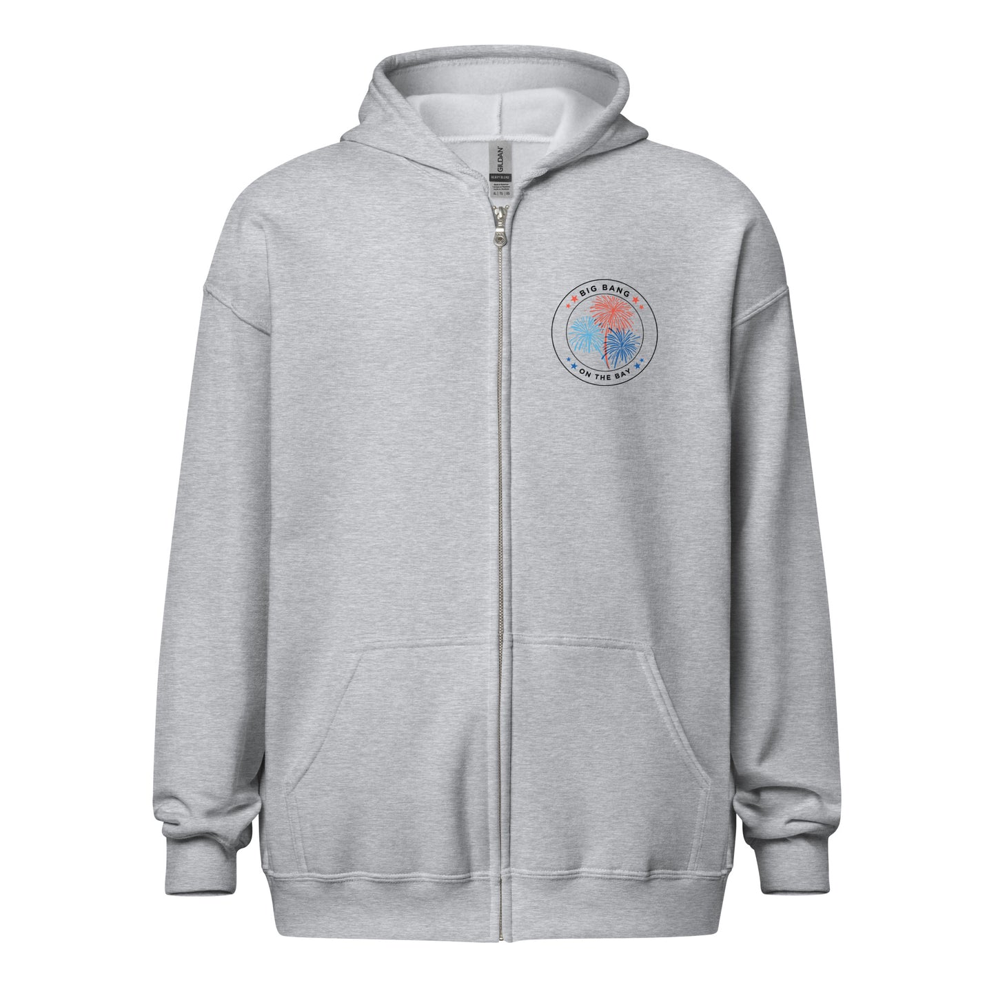 Big Bang on the Bay - Unisex heavy blend zip hoodie