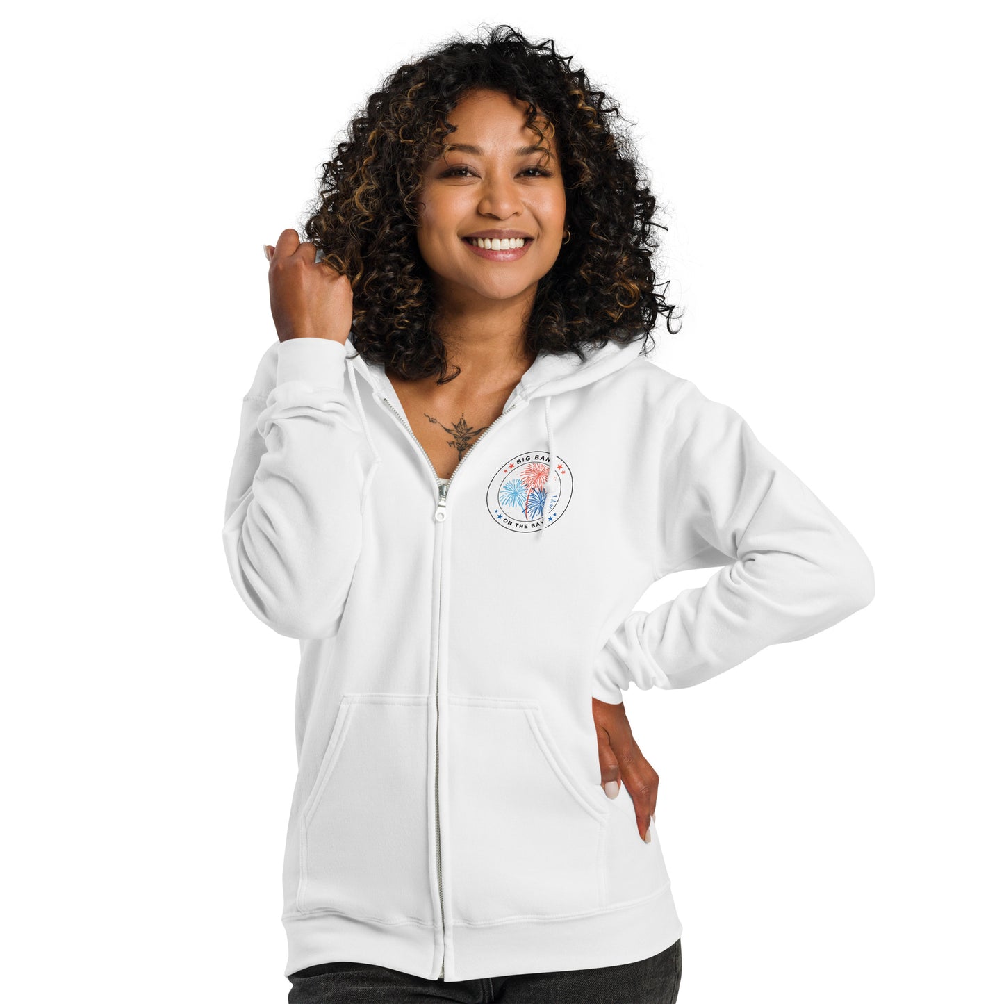 Big Bang on the Bay - Unisex heavy blend zip hoodie