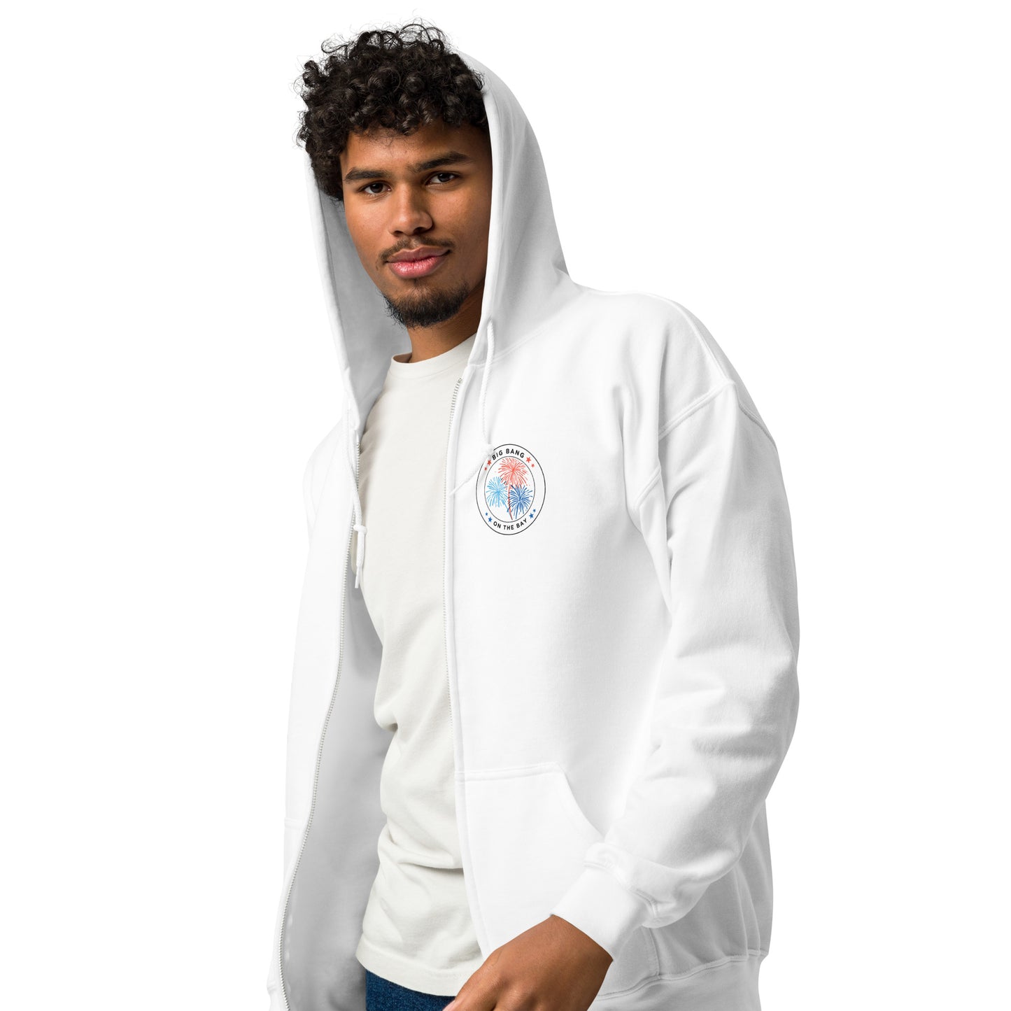 Big Bang on the Bay - Unisex heavy blend zip hoodie