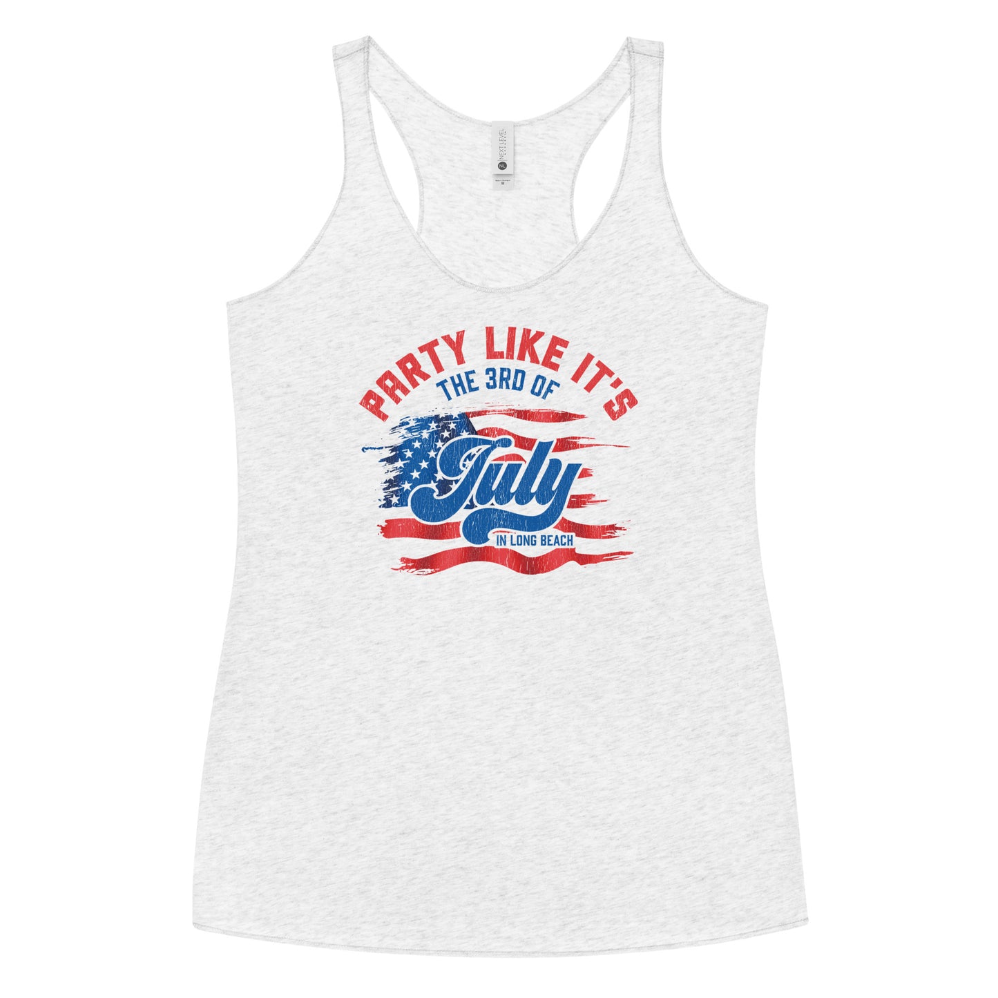 Party like it's the 3rd of July - Women's Racerback Tank