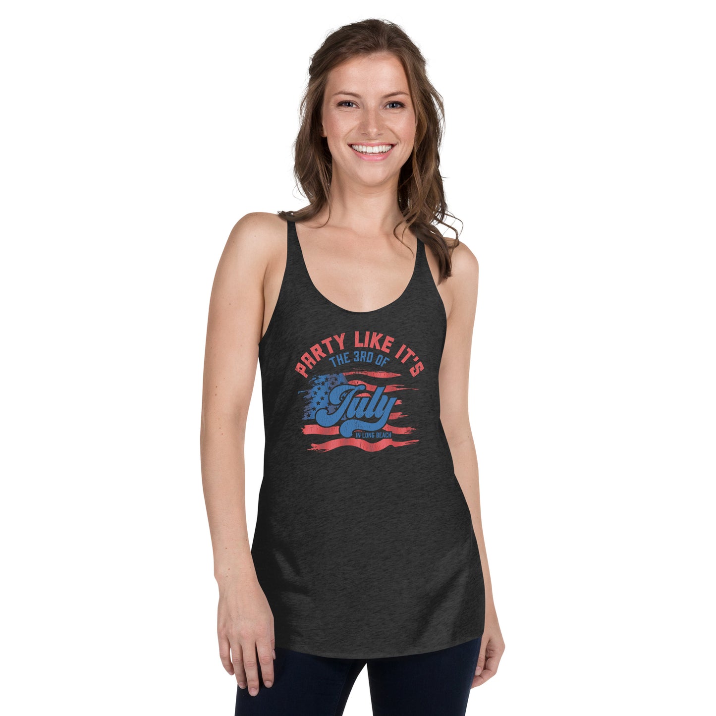 Party like it's the 3rd of July - Women's Racerback Tank