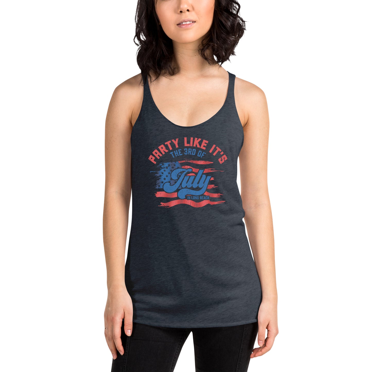 Party like it's the 3rd of July - Women's Racerback Tank