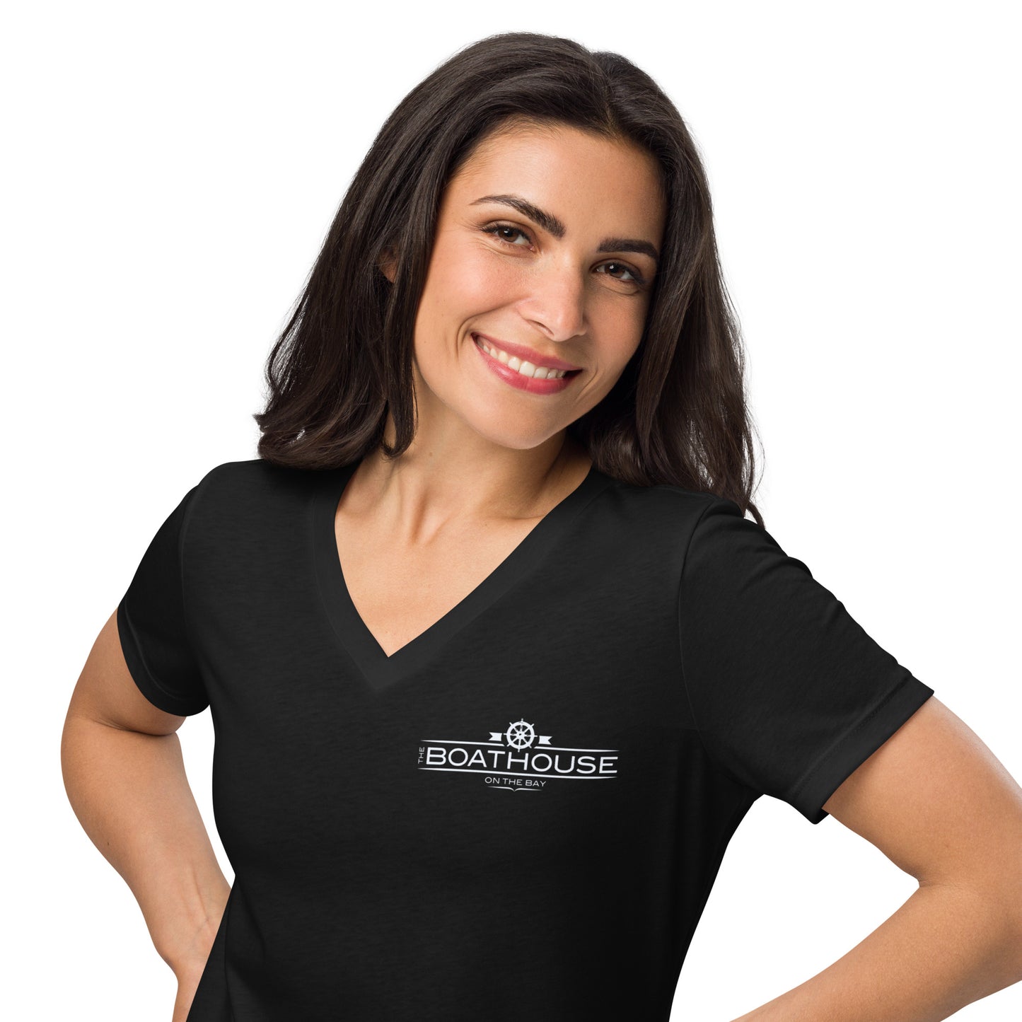 Boathouse - Women’s relaxed v-neck t-shirt